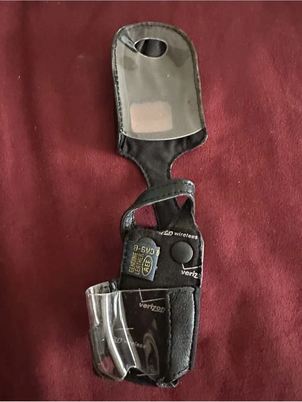 N/A black lambskin